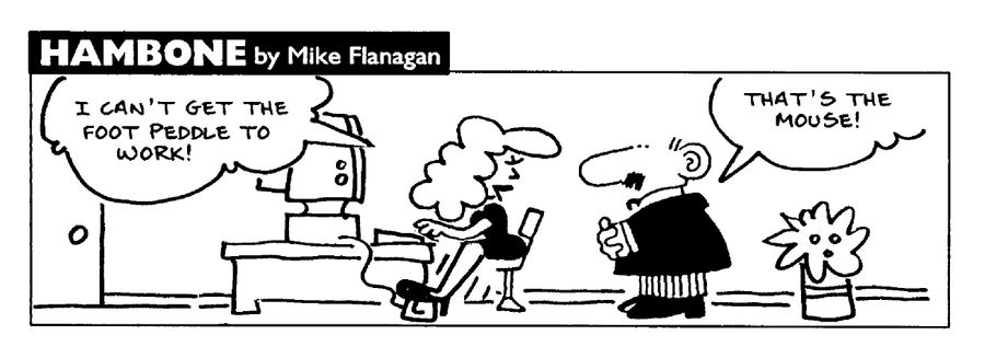STRIP Hambone: Mouse as a foot pedal