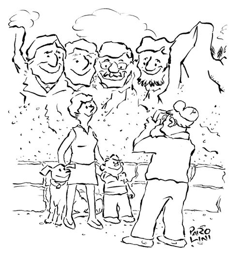Mount Rushmore.