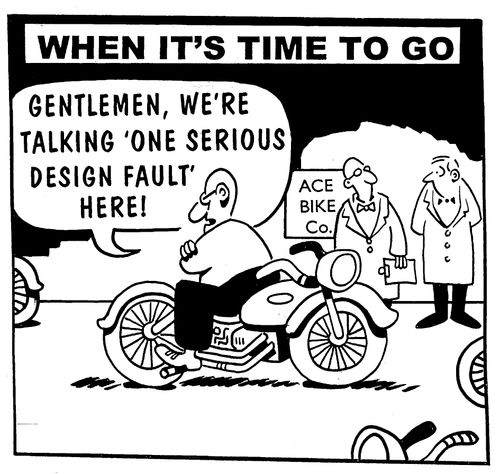 Gentleman, we're talking one serious design fault here.