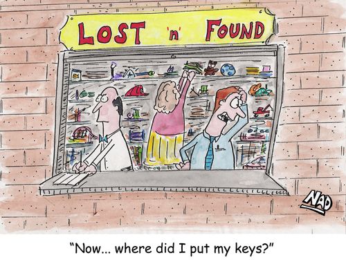 Lost and Found: 'Now where did I put my keys'