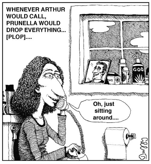 Whenever Arthur would call, Prunella would drop everything.
