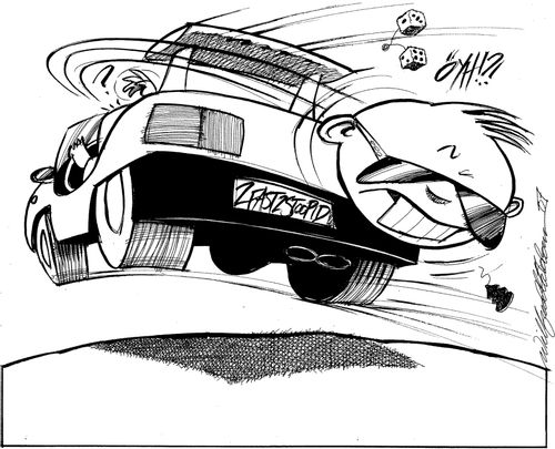 Young men and the need for speed...