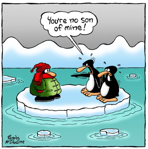 'You're no son of mine!'