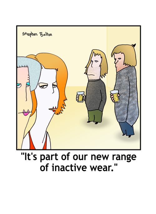 'Its part of our new range of inactive wear.'