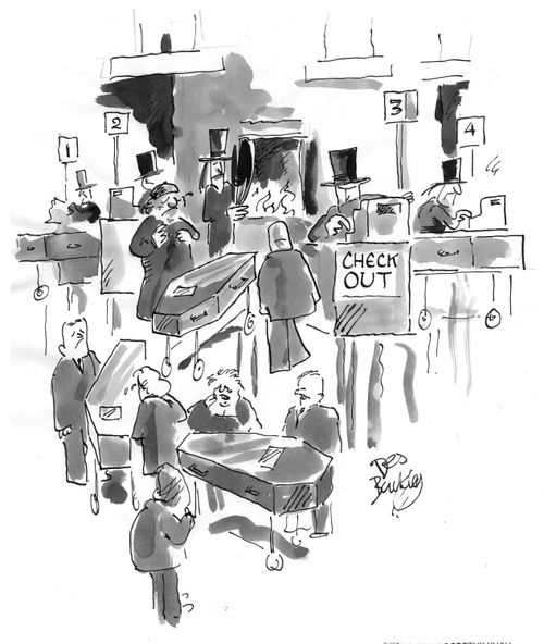 Undertakers' supermarket.