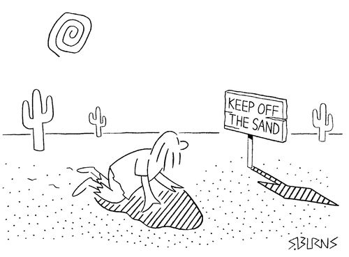 In desert - Keep Off The Sand