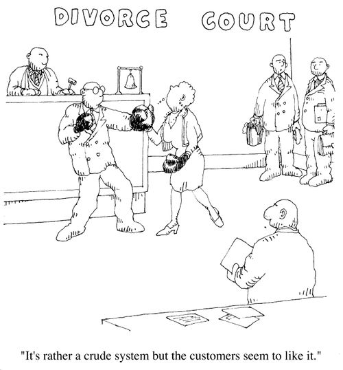 'Divorce Court' "It's a rather crude system but the customers seem to like it"