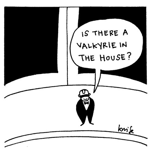 "Is there a Valkyrie in the house?"