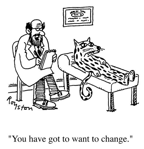 "You have got to want to change."