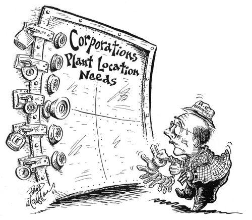 The secrets of corporations plant location needs.