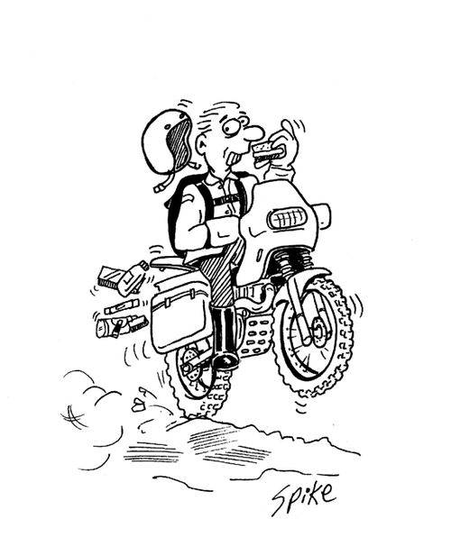 Motorcyclist.