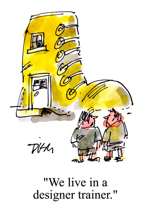 'We live in a designer trainer.'