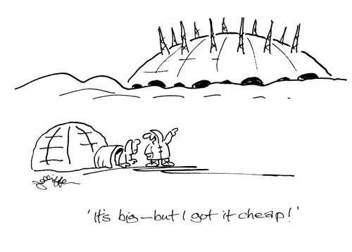 'It's big - but I got it cheap!'