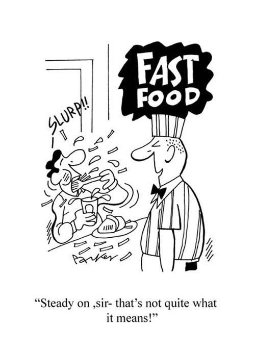 'Steady on,sir-that's not quite what it means!'