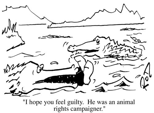 "I hope you feel guilty. He was an animal rights campaigner"