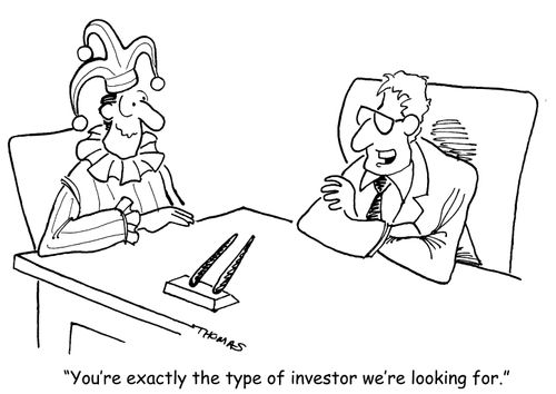 'You're exactly the type of investor we're looking for.'