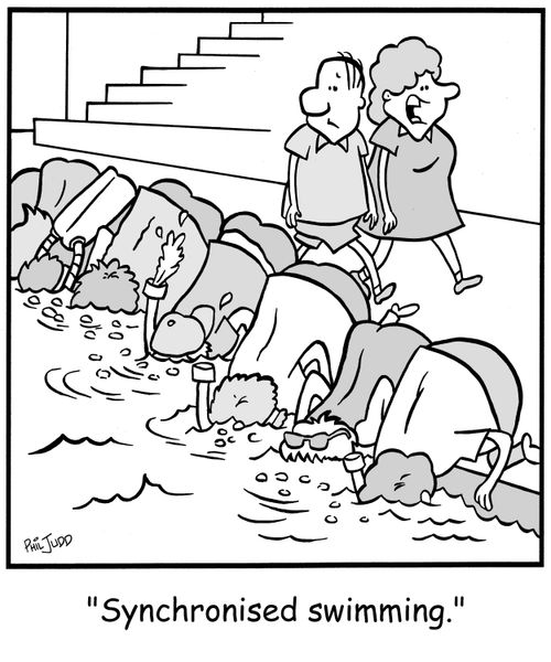 'Synchronised swimming,'