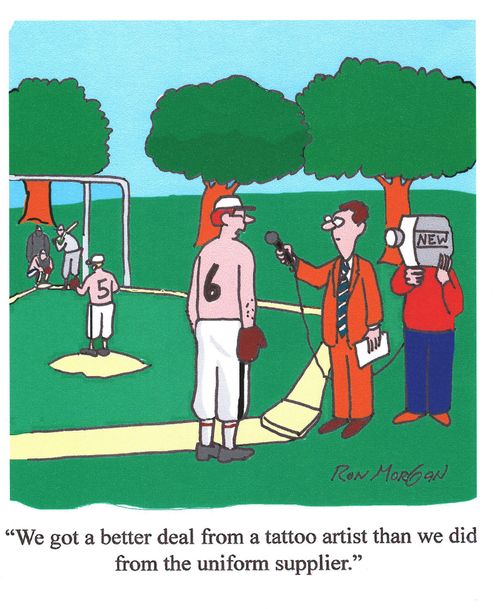 'We got a better deal from a tattoo artist than we did from the uniform supplier.'