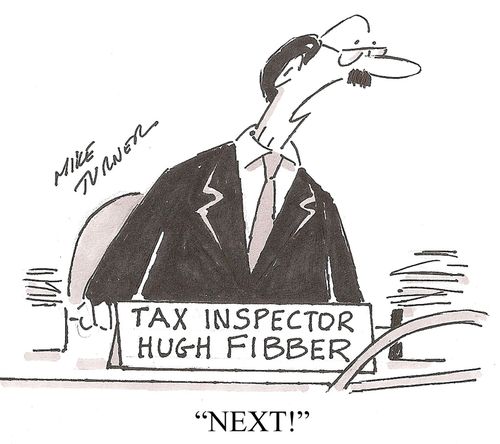 Tax Inspector Hugh Fibber