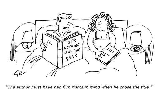 'The author must have had film rights in mind when he chose the title.'