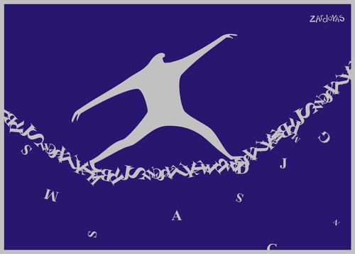 Lyrics tightrope balance