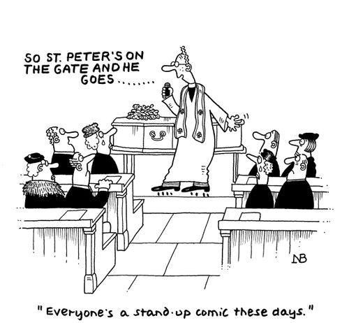 'Everyone's a stand-up comic these days.'