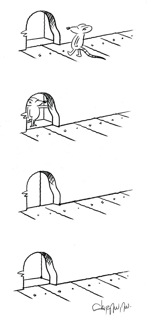 Lift at Mouse Hole.
