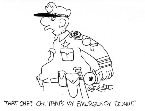 "That's my emergency donut."