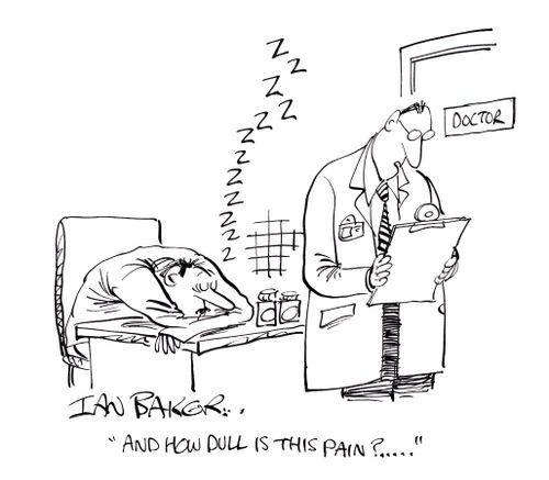 'And how dull is this pain?...'