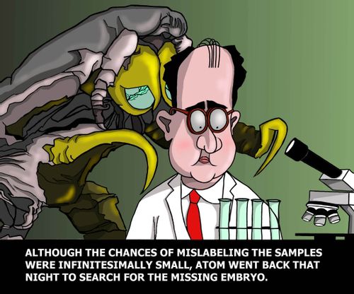 Although the chances of mislabelling the samples were infinitesimally small, atom went back that night to search for the missing embryo.