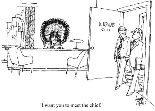 'I want you to meet the chief.'