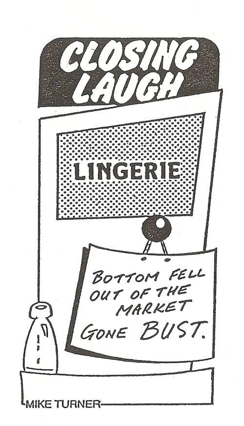 Closing Laugh: Lingerie
