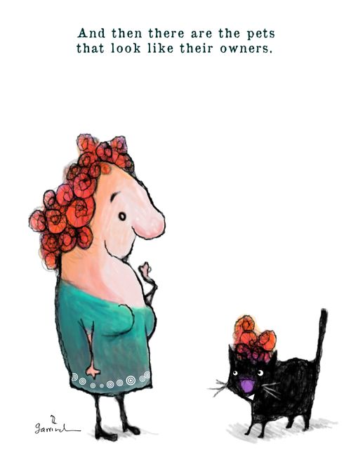 And then there are the pets that look like their owners.