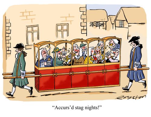 'Accurs'd stag nights!'