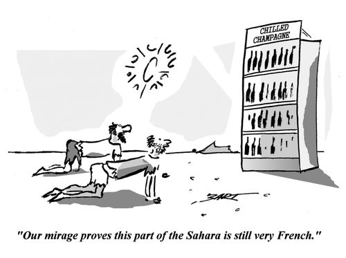 'Our mirage proves this part of the Sahara is still very French.'