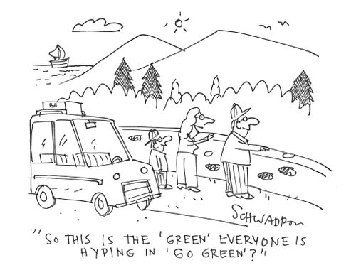 'Do this is the 'Green' everyone is hyping in 'Go Green'?'