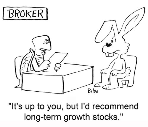 'It's up to you, but I'd recommend long-term growth stocks.'