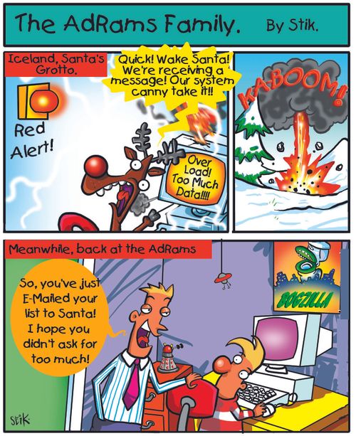 The AdRams Family no.34 - E-mailing list to santa