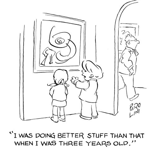 'I was doing better stuff than that when I was three years old.'