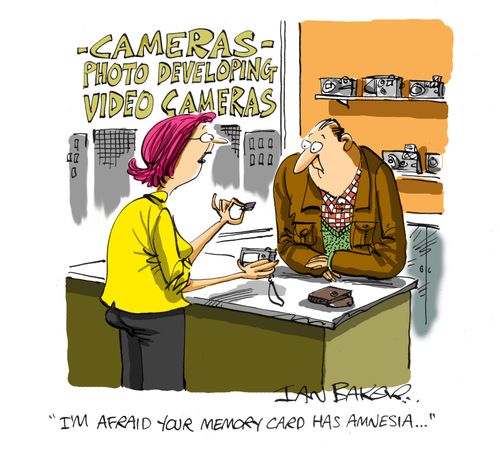 'I'm afraid your memory card has amnesia...'
