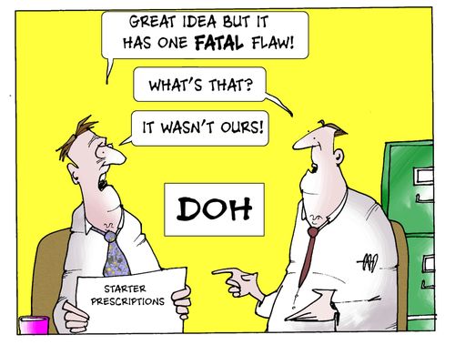 'Great Idea but it has one Fatal flaw...it wasn't outs.'