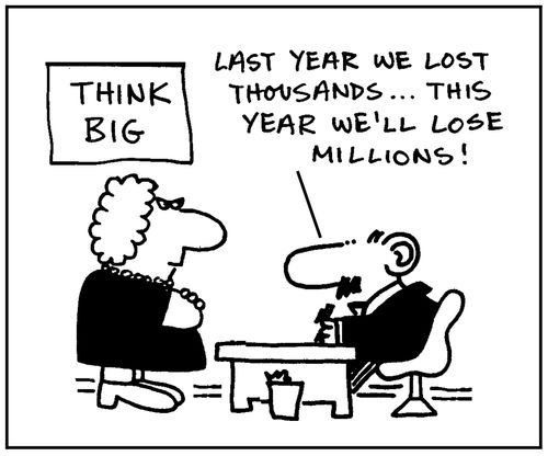 'Last year we lost thousands, this year we'll lose millions.'