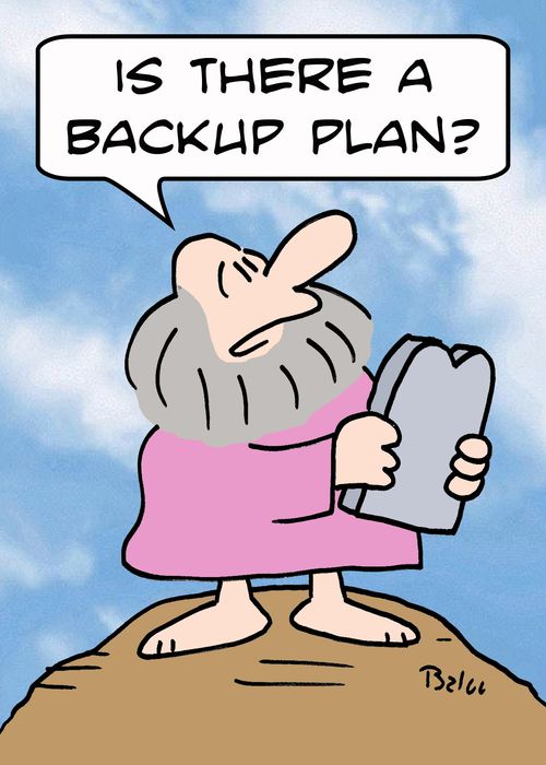 'Is there a backup plan?'