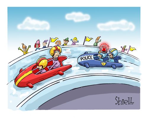 Bobsled Chase.