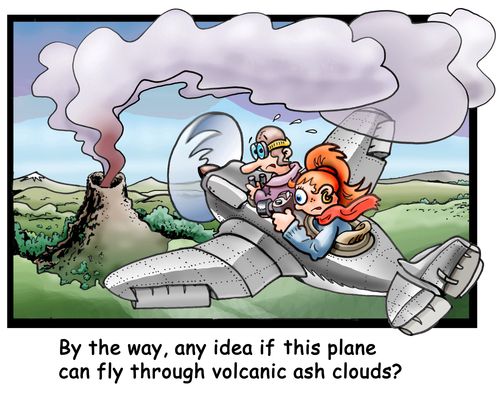 Any Idea if this plane can fly through volcanic ash cloud?