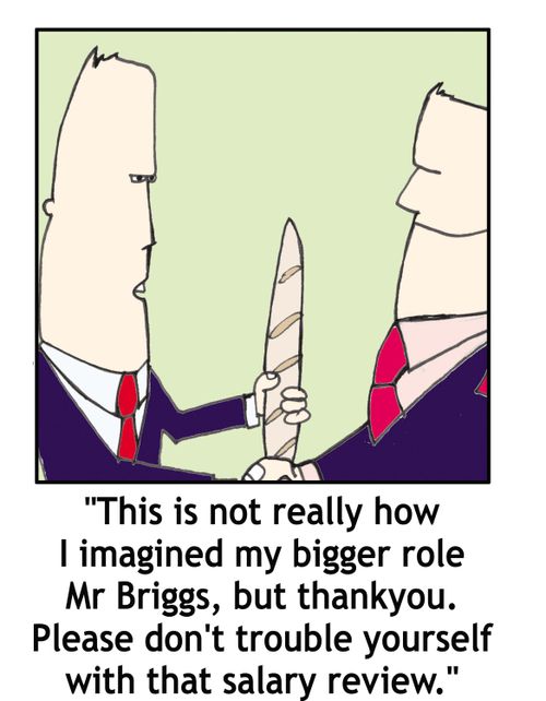 'This is not really how I imagined by bigger role...'