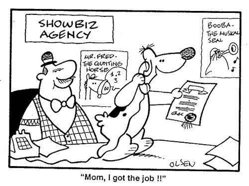 "Mum, I got the job!"