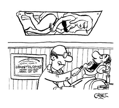 Dentist Provides Patient with Distraction