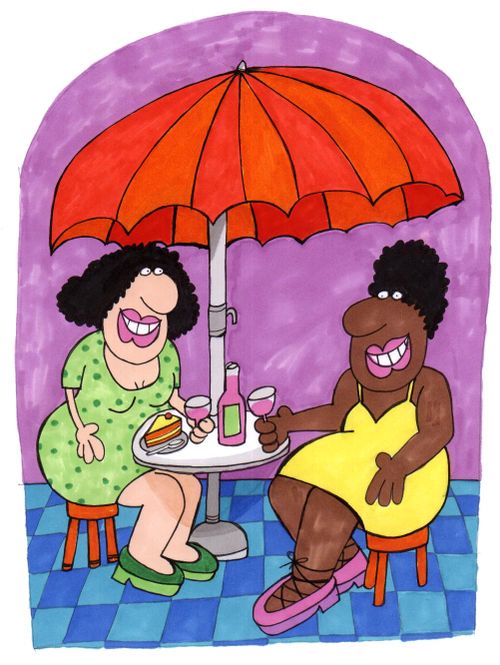 Caf� Scene