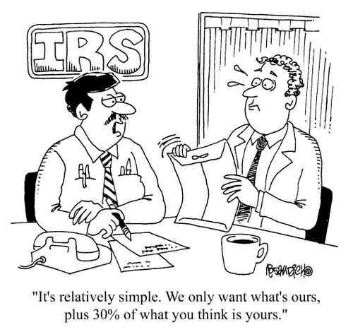 "It's relatively simple. We only want what's ours, plus 30% of what you think is yours"